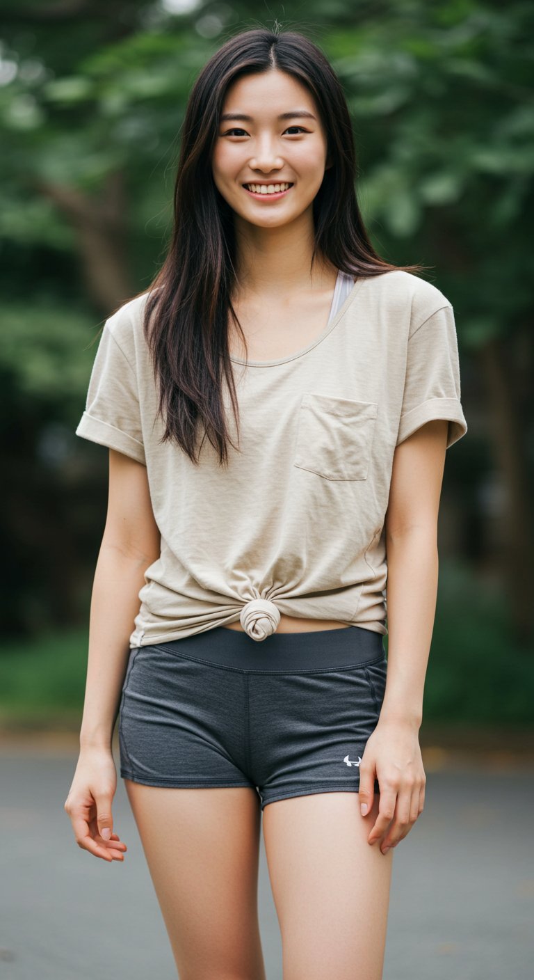 attractive asian woman
